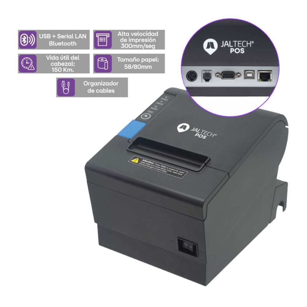 Impresora Térmica Bt 58/80 Mm Jal-300