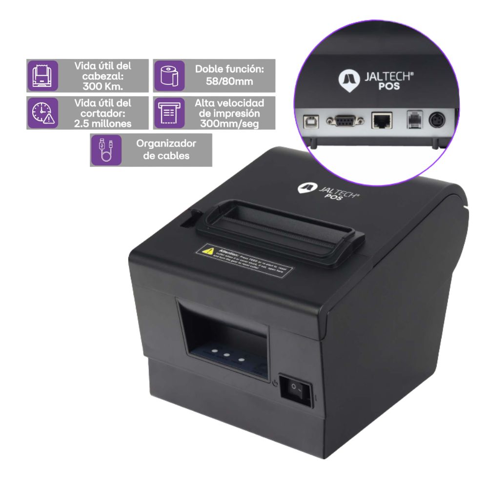 Impresora Térmica Plus 80/58 MM JAL-T20